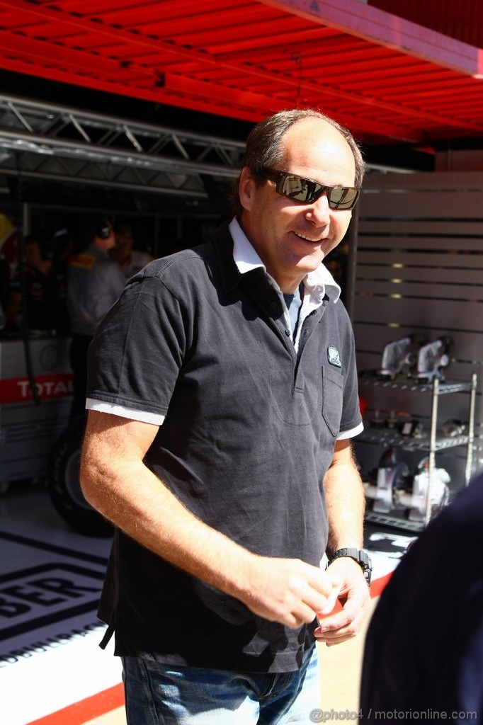 GP SPAGNA, 20.05.2011- Prove Libere 1, Venerdi', Gerard Berger (AUT), Ex F1 Driver