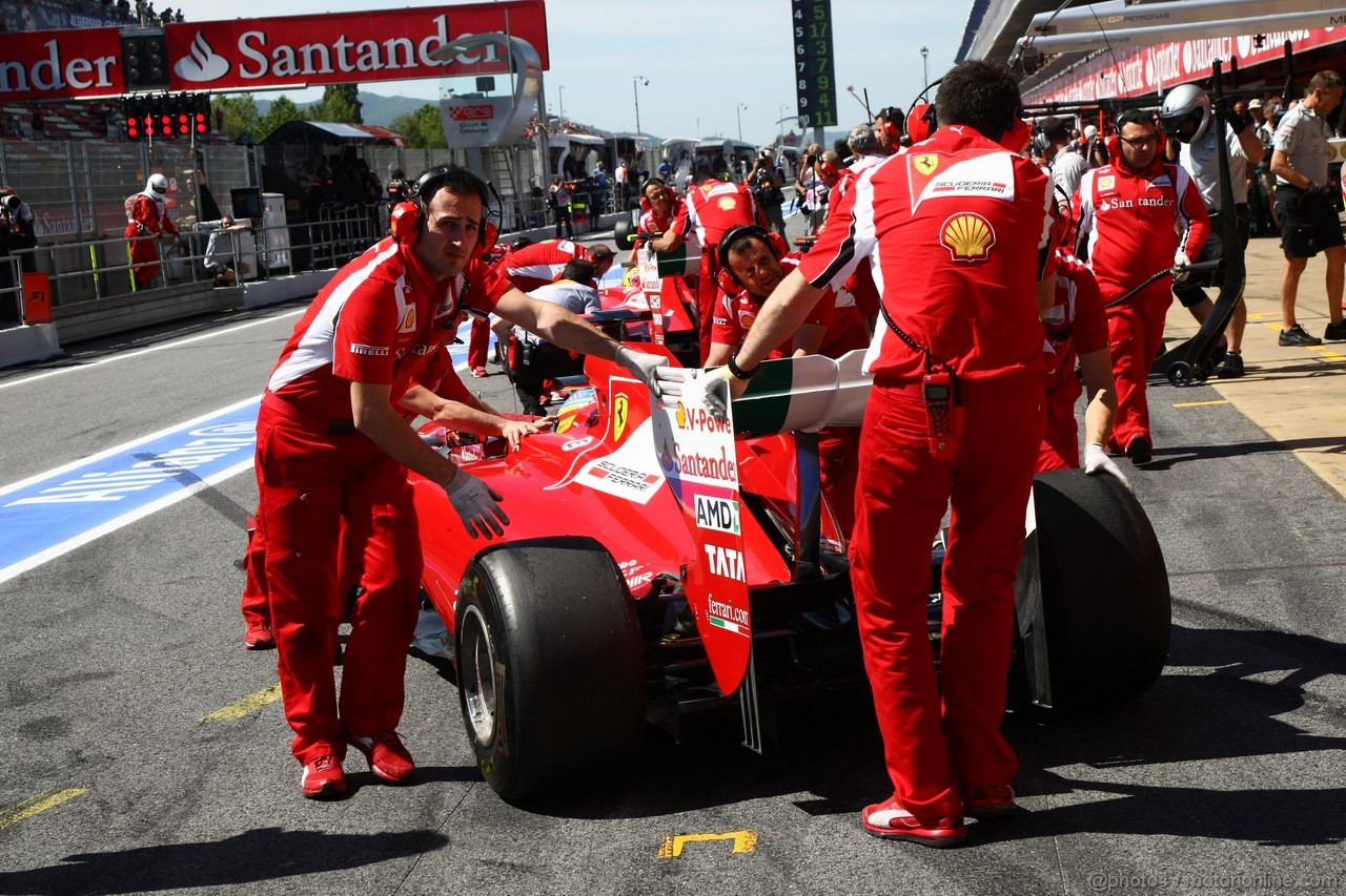 GP SPAGNA, 20.05.2011- Prove Libere 1, Venerdi', Fernando Alonso (ESP), Ferrari, F-150 Italia 