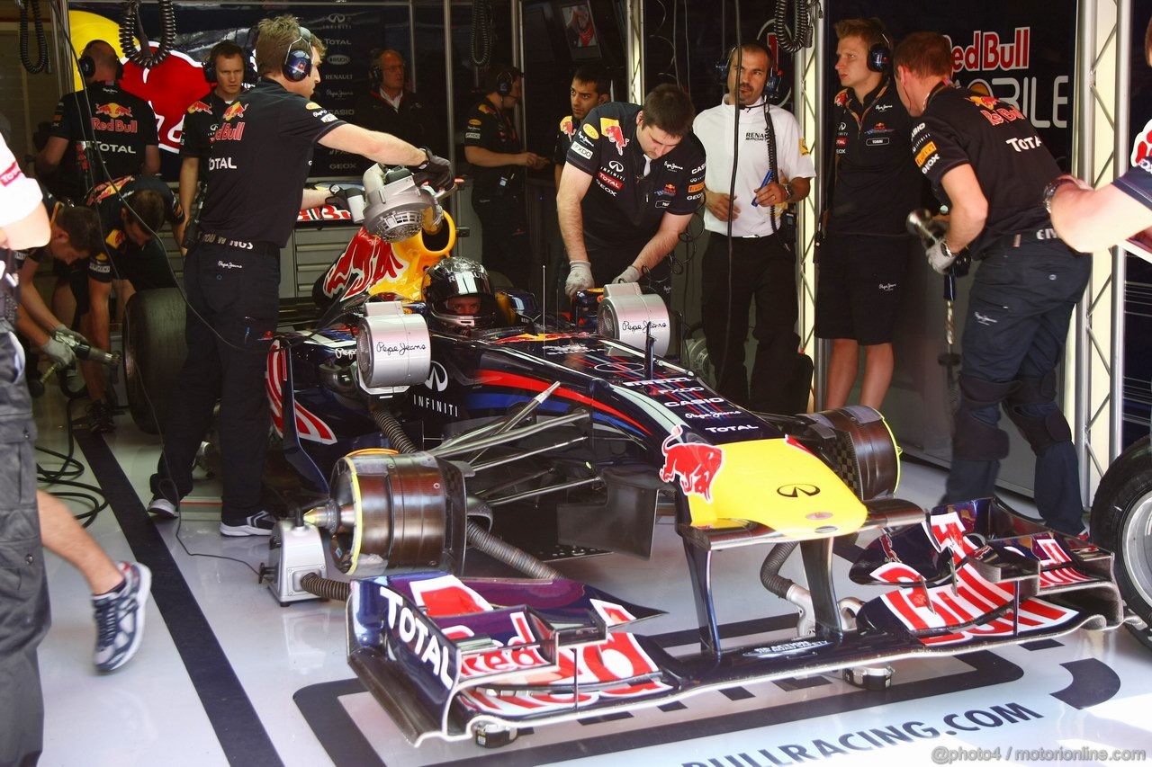 GP SPAGNA, 20.05.2011- Prove Libere 1, Venerdi', Sebastian Vettel (GER), Red Bull Racing, RB7 