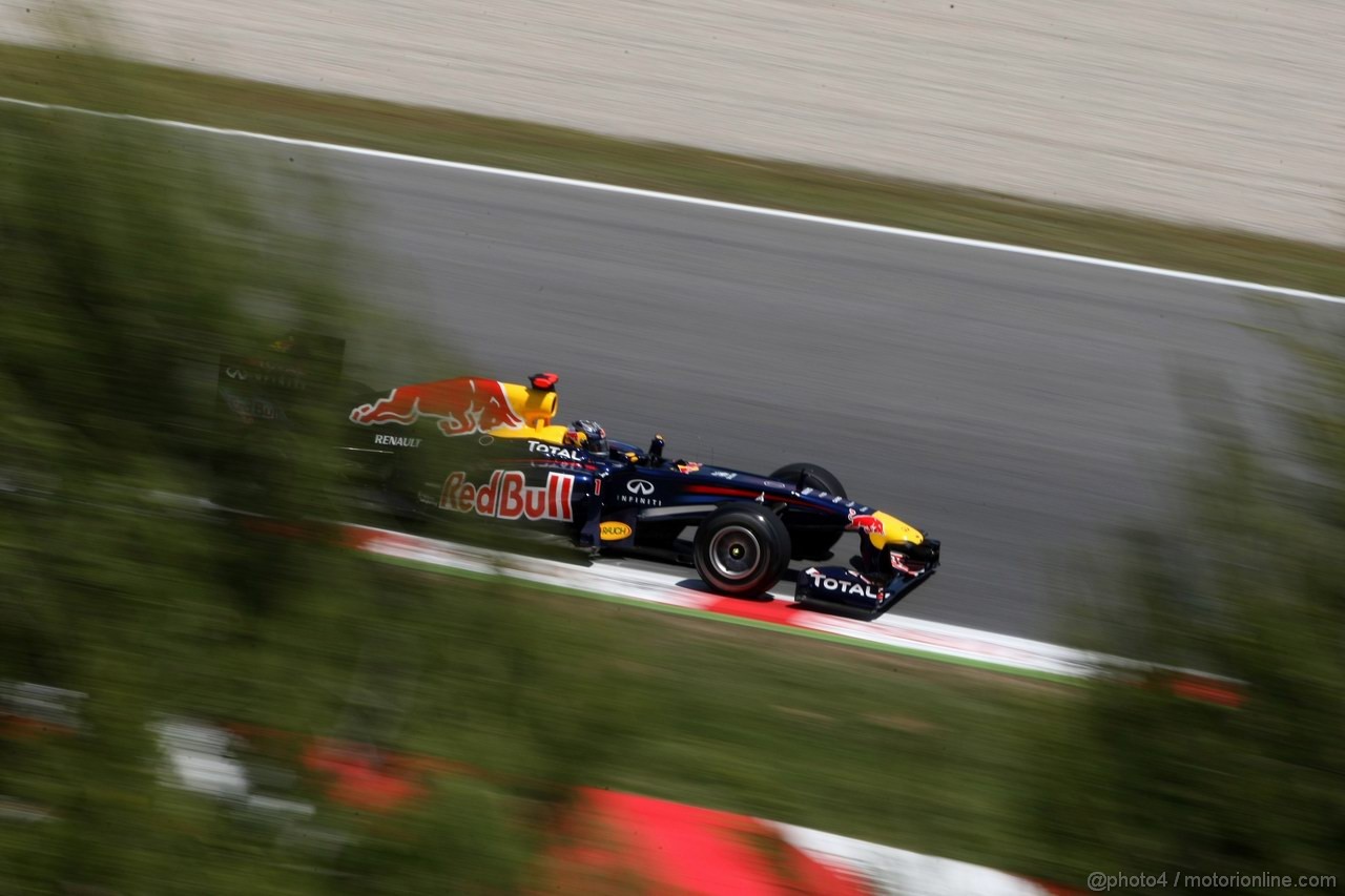 GP SPAGNA, 20.05.2011- Prove Libere 2, Venerdi', Sebastian Vettel (GER), Red Bull Racing, RB7