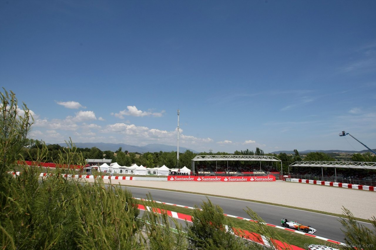 GP SPAGNA, 20.05.2011- Prove Libere 2, Venerdi', Adrian Sutil (GER), Force India F1 Team, VJM04 