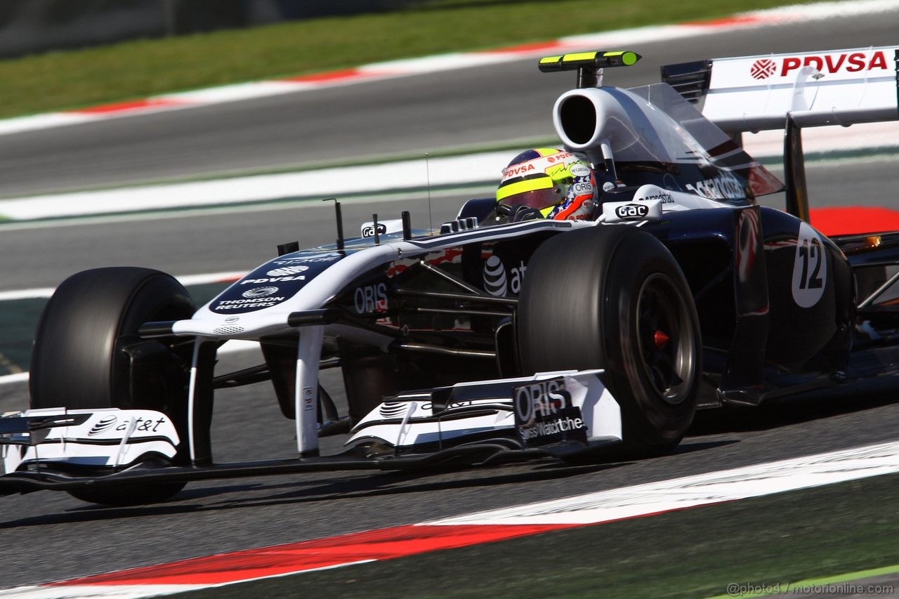 GP SPAGNA, 20.05.2011- Prove Libere 1, Venerdi', Pastor Maldonado (VEN), Williams FW33 