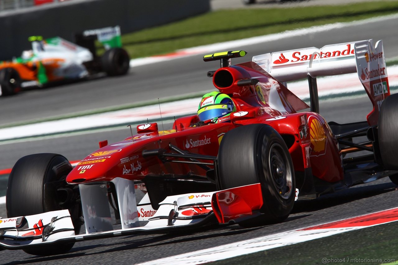 GP SPAGNA, 20.05.2011- Prove Libere 1, Venerdi', Felipe Massa (BRA), Ferrari, F-150 Italia 