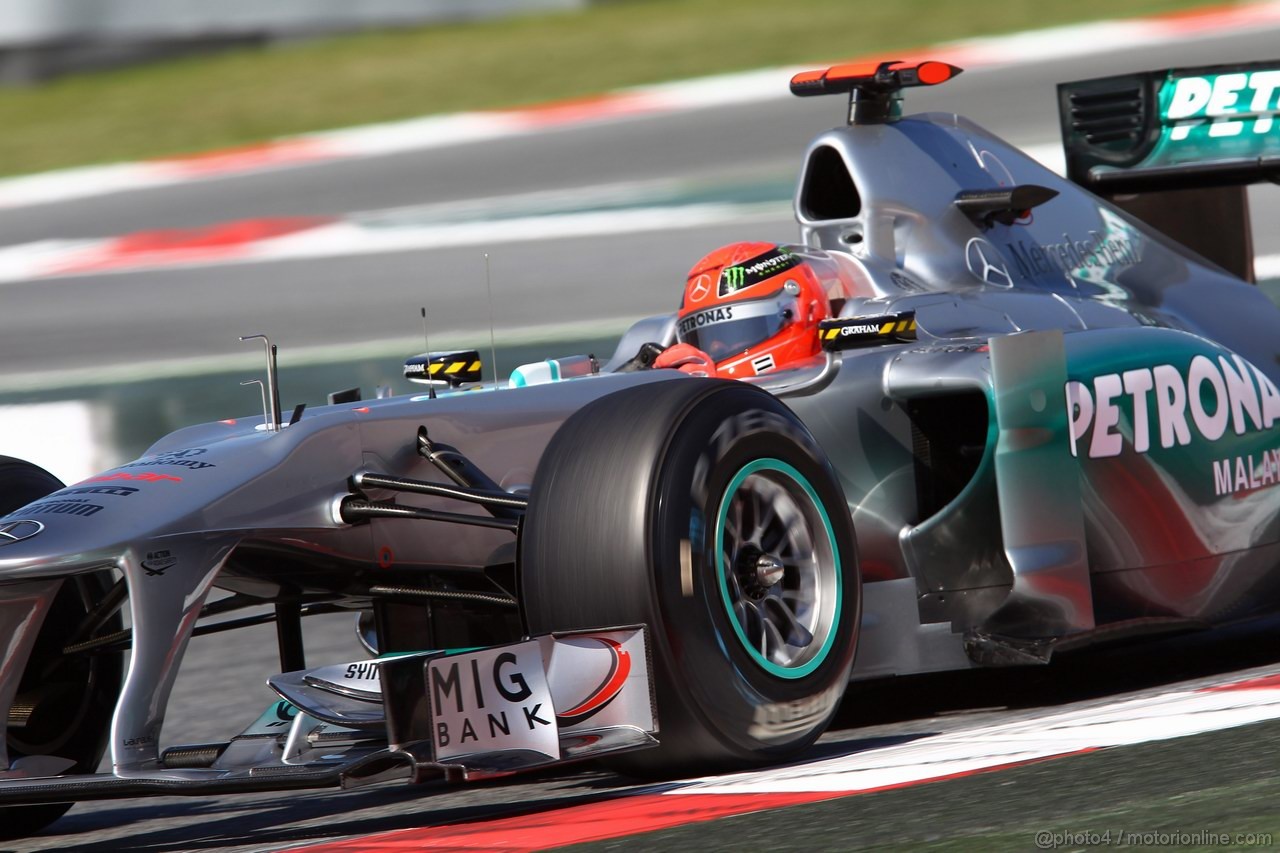 GP SPAGNA, 20.05.2011- Prove Libere 1, Venerdi', Michael Schumacher (GER), Mercedes GP Petronas F1 Team, MGP W02 