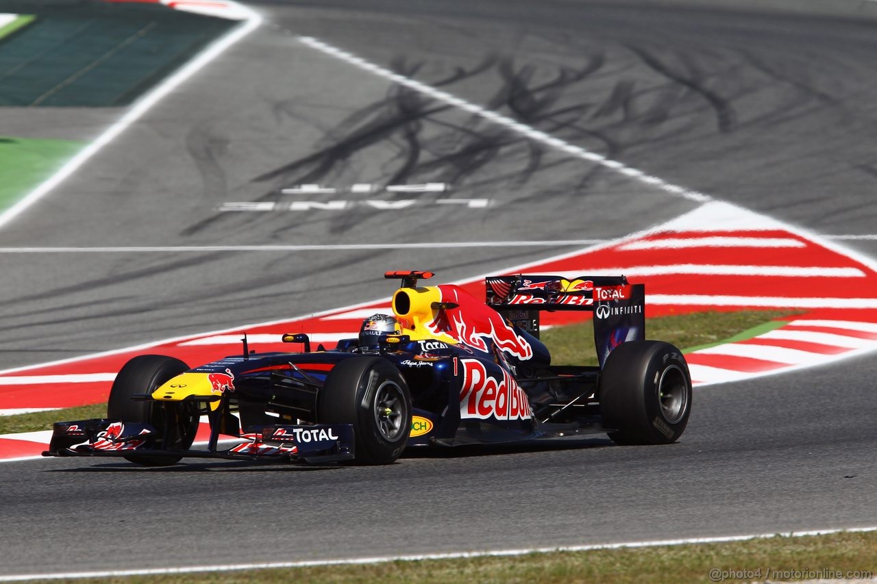 GP SPAGNA, 20.05.2011- Prove Libere 1, Venerdi', Sebastian Vettel (GER), Red Bull Racing, RB7