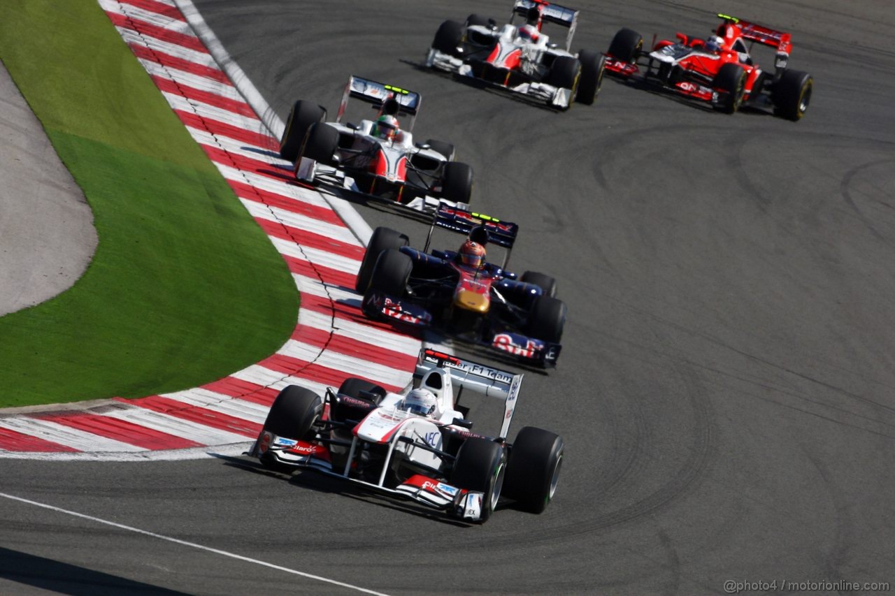 GP TURCHIA, 08.05.2011- Gara, Kamui Kobayashi (JAP), Sauber F1 Team C30 