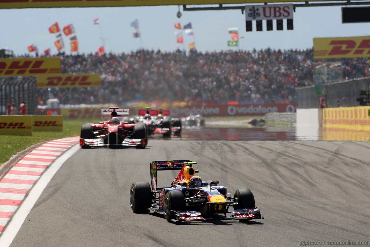 GP TURCHIA, 08.05.2011- Gara, Mark Webber (AUS), Red Bull Racing, RB7 