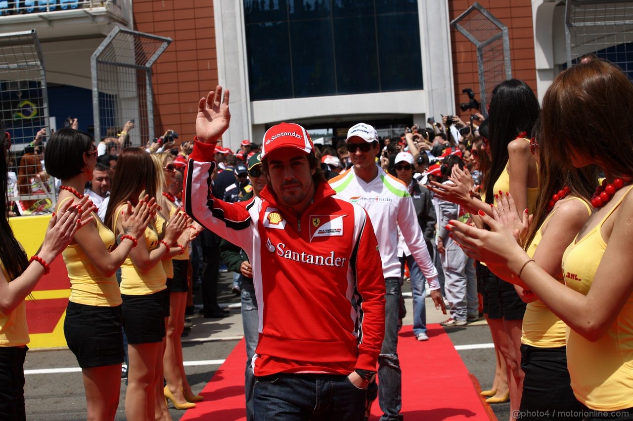 GP TURCHIA, 08.05.2011- Fernando Alonso (ESP), Ferrari, F-150 Italia 