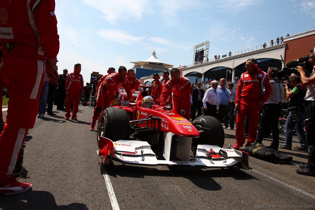 GP TURCHIA, 08.05.2011- Gara, Fernando Alonso (ESP), Ferrari, F-150 Italia 