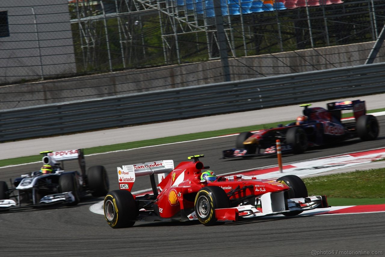 GP TURCHIA, 08.05.2011- Gara, Felipe Massa (BRA), Ferrari, F-150 Italia 