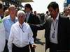 GP TURCHIA, 08.05.2011- Gara, Bernie Ecclestone (GBR), President e CEO of Formula One Management  e Sultan Ahmed bin Sulayem, Federention Arabic