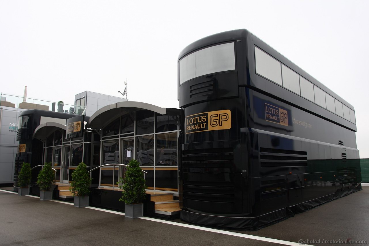 GP TURCHIA, 05.05.2011- Hospitality Lotus Renault GP
