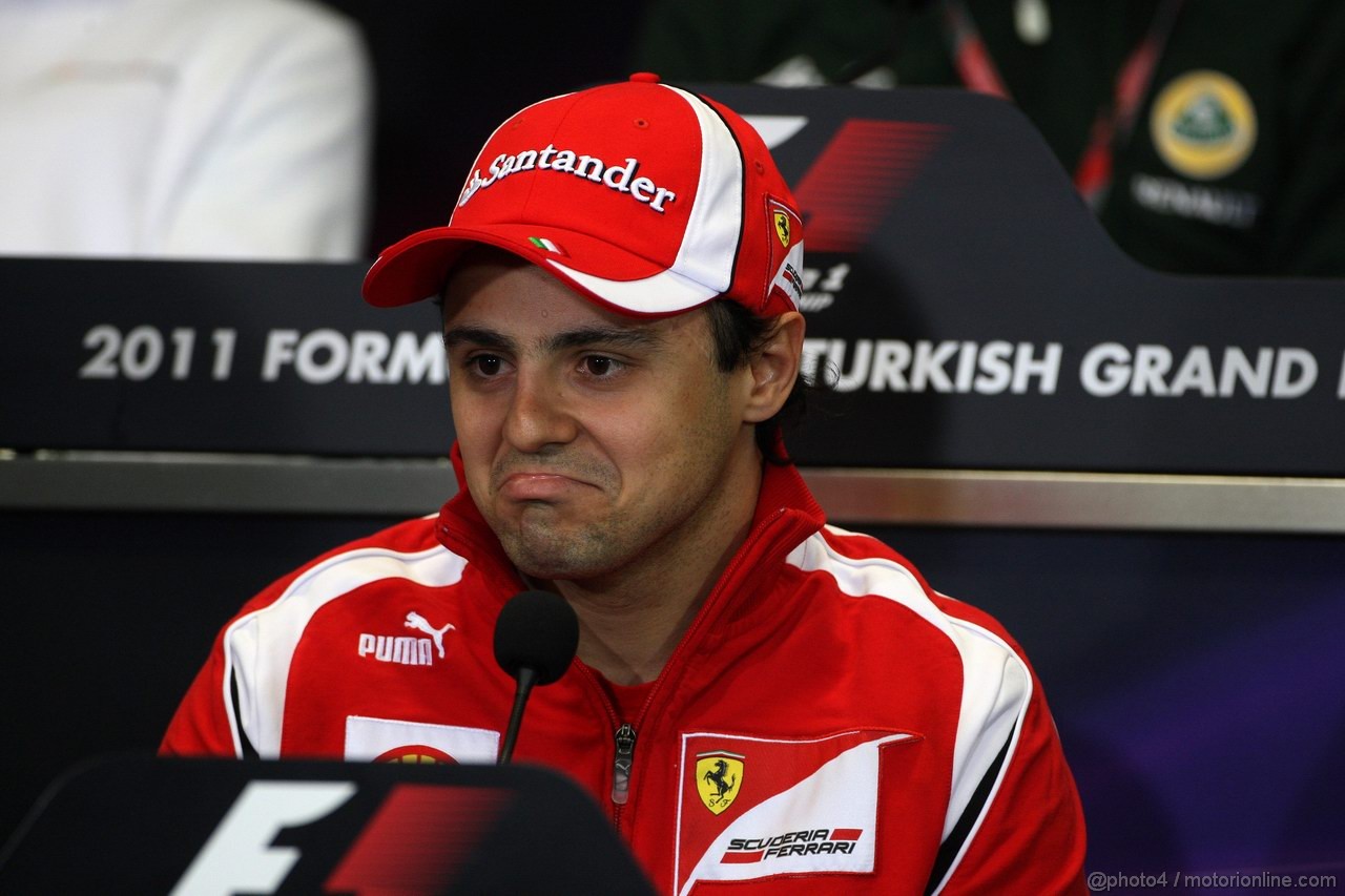 GP TURCHIA, 05.05.2011- Conferenza Stampa, Felipe Massa (BRA), Ferrari, F-150 Italia 