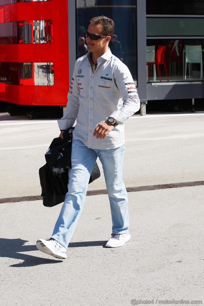GP TURCHIA, 07.05.2011- Michael Schumacher (GER), Mercedes GP Petronas F1 Team, MGP W02 