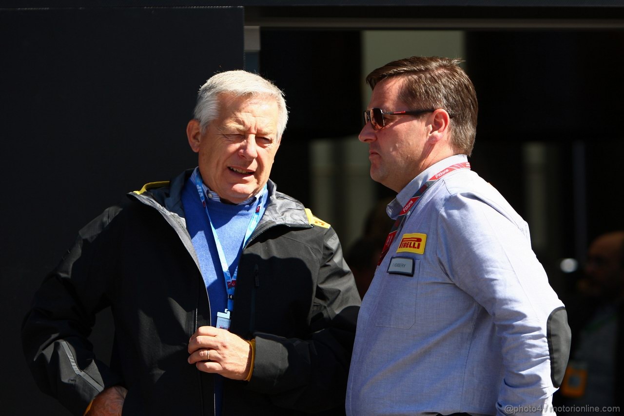 GP TURCHIA, 07.05.2011- Francesco Gori (ITA), Pirelli's CEO e Paul Hembery, Pirelli Motorspor Director 