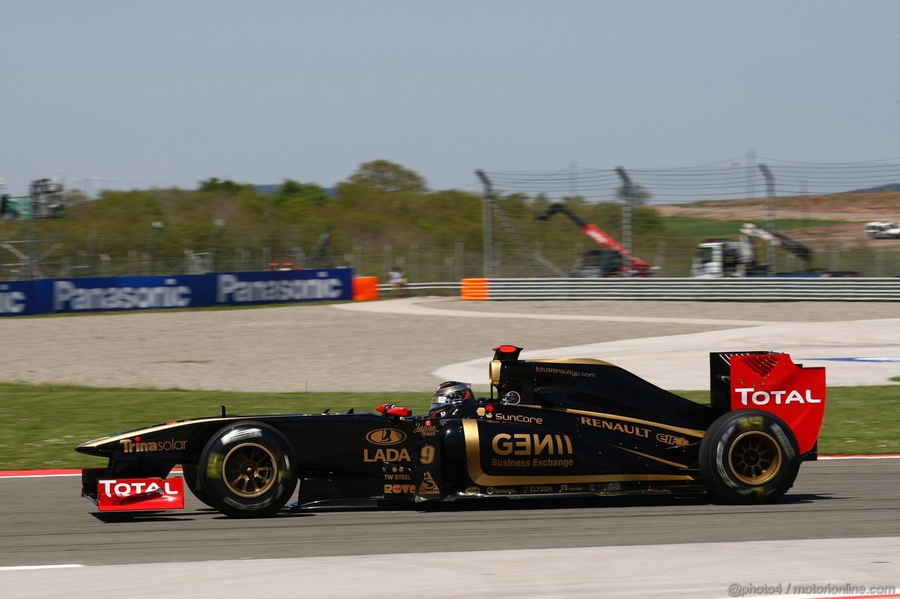 GP TURCHIA, 07.05.2011- Prove Libere 3, Sabato, Nick Heidfeld (GER) Lotus Renault GP R31  