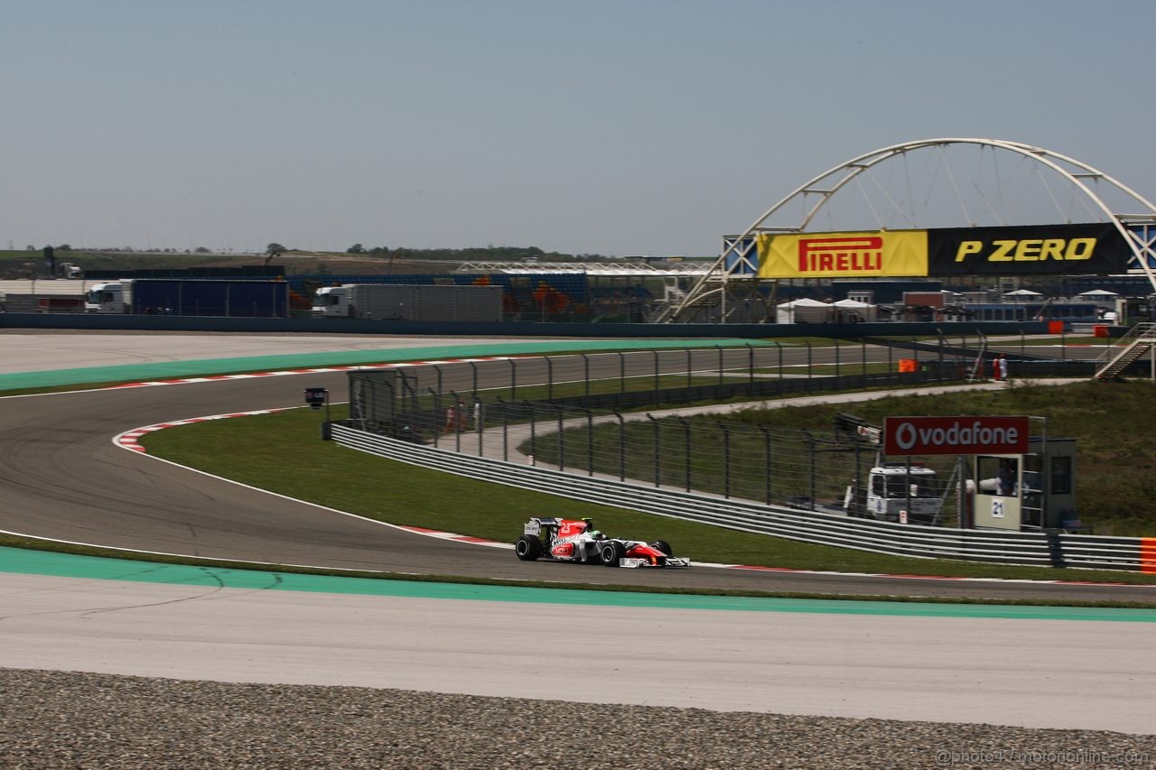 GP TURCHIA, 07.05.2011- Prove Libere 3, Sabato, Vitantonio Liuzzi (ITA), Hispania Racing F1 Team, HRT  
