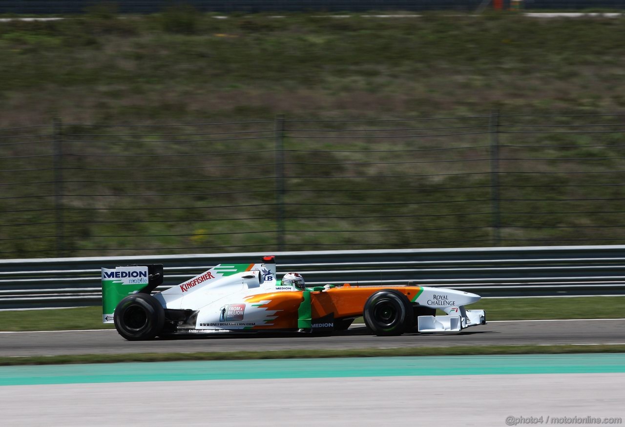 GP TURCHIA, 07.05.2011- Prove Libere 3, Sabato, Adrian Sutil (GER), Force India F1 Team, VJM04 