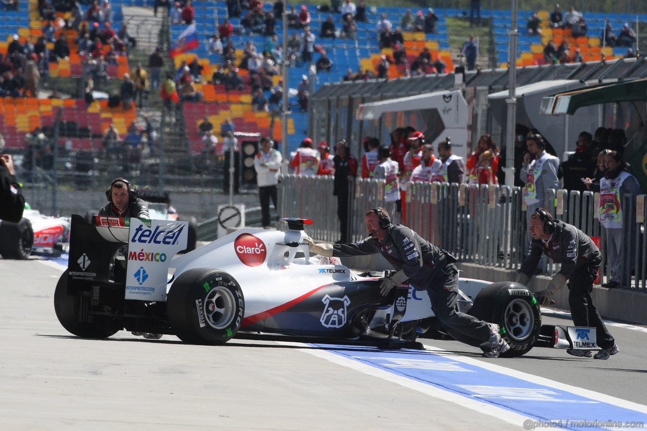 GP TURCHIA, 07.05.2011- Prove Libere 3, Sabato, Kamui Kobayashi (JAP), Sauber F1 Team C30 