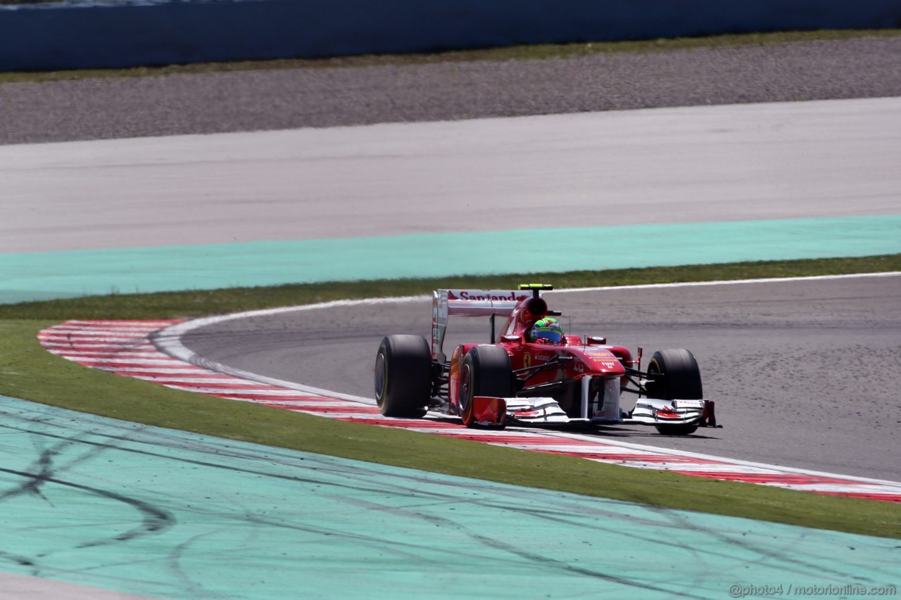 GP TURCHIA, 07.05.2011- Prove Libere 3, Sabato, Felipe Massa (BRA), Ferrari, F-150 Italia 