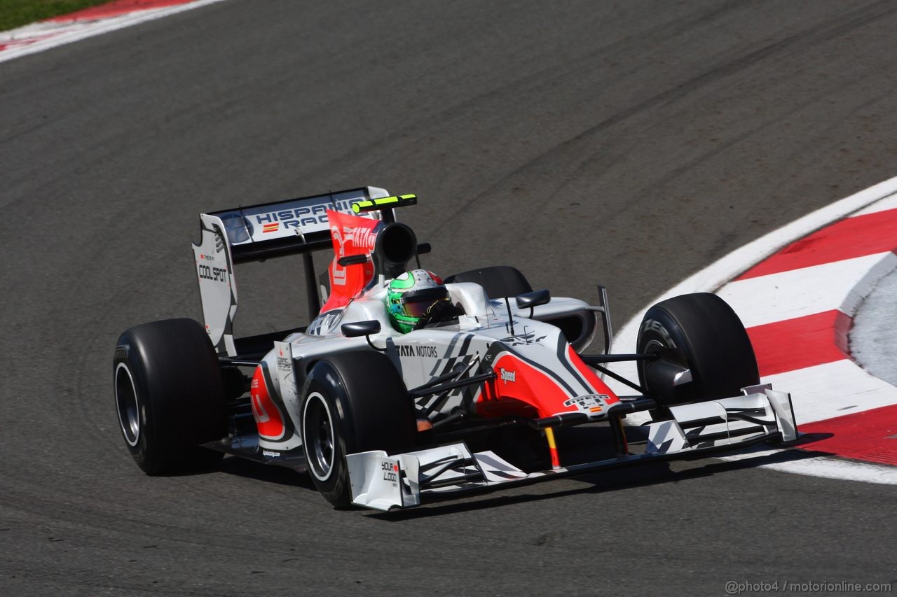 GP TURCHIA, 07.05.2011- Prove Libere 3, Sabato, Vitantonio Liuzzi (ITA), Hispania Racing F1 Team, HRT  