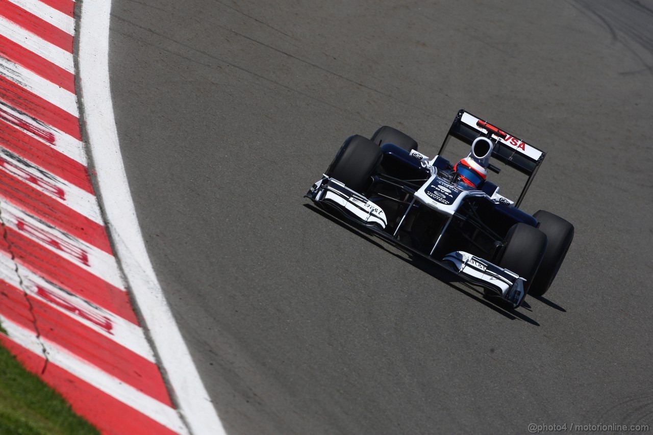 GP TURCHIA, 07.05.2011- Prove Libere 3, Sabato, Rubens Barrichello (BRA), Williams FW33 
