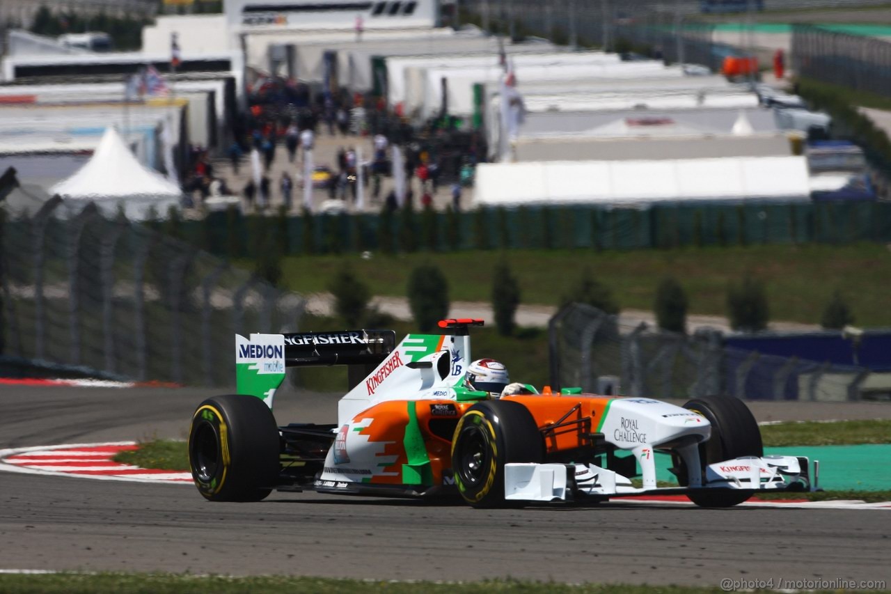 GP TURCHIA, 07.05.2011- Prove Libere 3, Sabato, Adrian Sutil (GER), Force India F1 Team, VJM04 