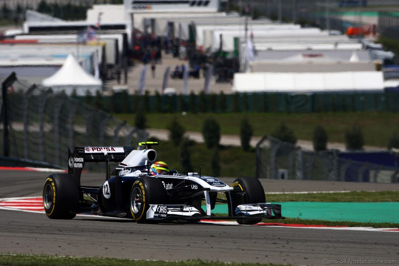 GP TURCHIA, 07.05.2011- Prove Libere 3, Sabato, Pastor Maldonado (VEN), Williams FW33 