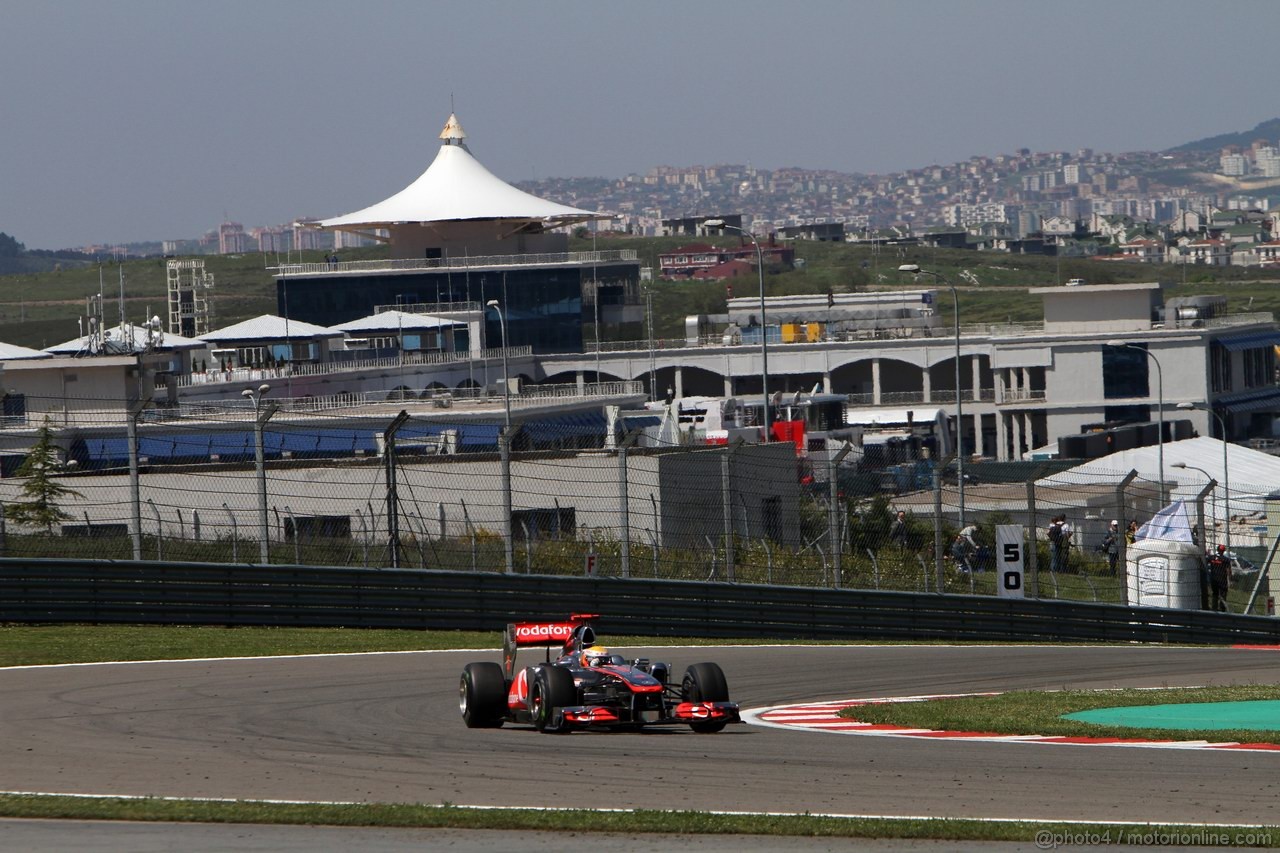 GP TURCHIA, 07.05.2011- Prove Libere 3, Sabato, Lewis Hamilton (GBR), McLaren  Mercedes, MP4-26 