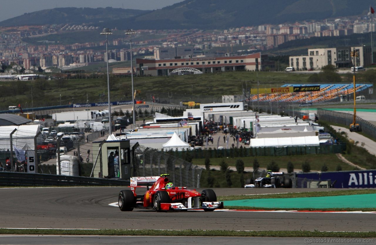 GP TURCHIA, 07.05.2011- Prove Libere 3, Sabato, Felipe Massa (BRA), Ferrari, F-150 Italia 