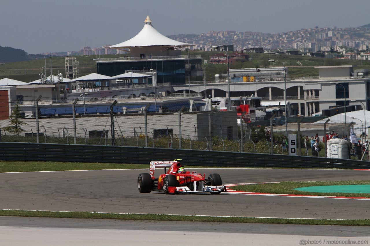 GP TURCHIA, 07.05.2011- Prove Libere 3, Sabato, Felipe Massa (BRA), Ferrari, F-150 Italia 