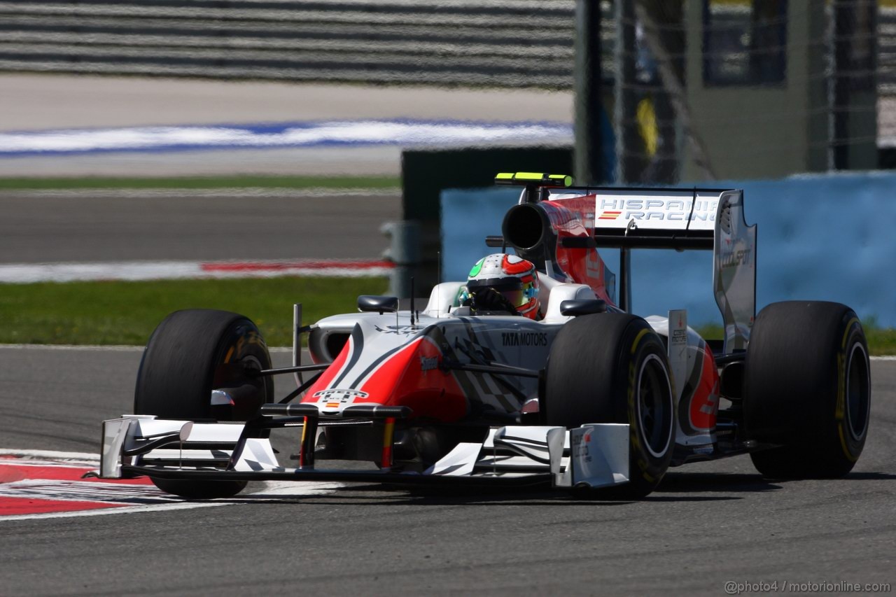 GP TURCHIA, 07.05.2011- Qualifiche, Vitantonio Liuzzi (ITA), Hispania Racing F1 Team, HRT  