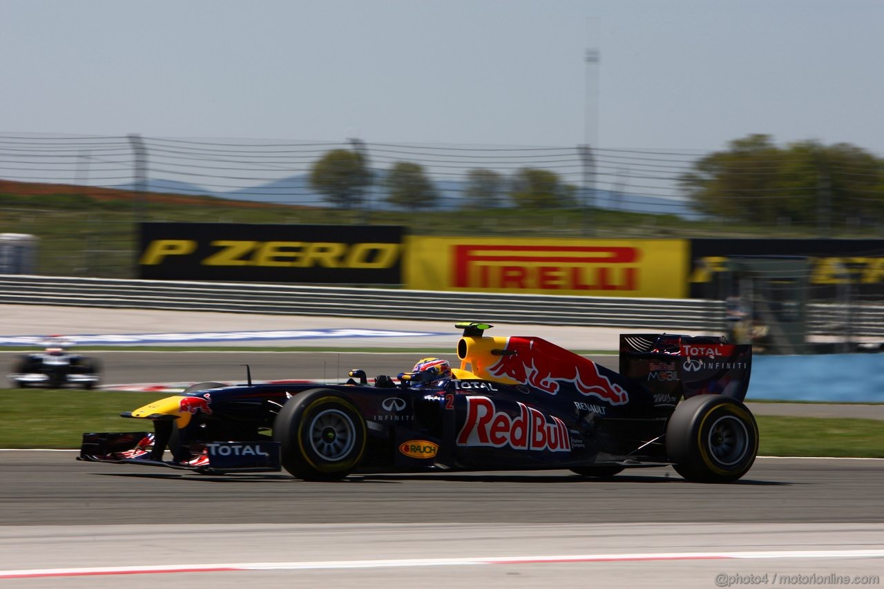 GP TURCHIA, 07.05.2011- Qualifiche, Mark Webber (AUS), Red Bull Racing, RB7 