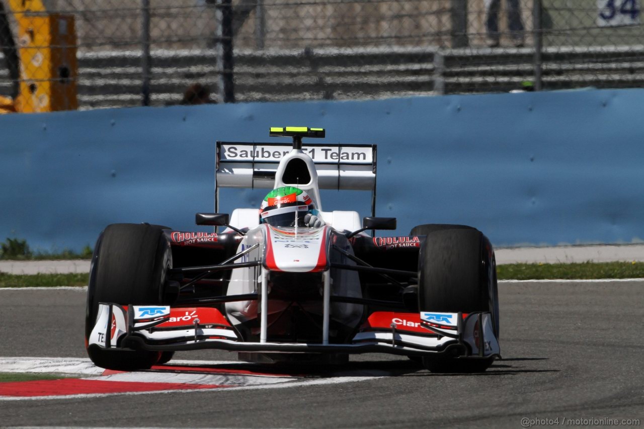 GP TURCHIA, 07.05.2011- Qualifiche, Sergio Pérez (MEX), Sauber F1 Team C30 