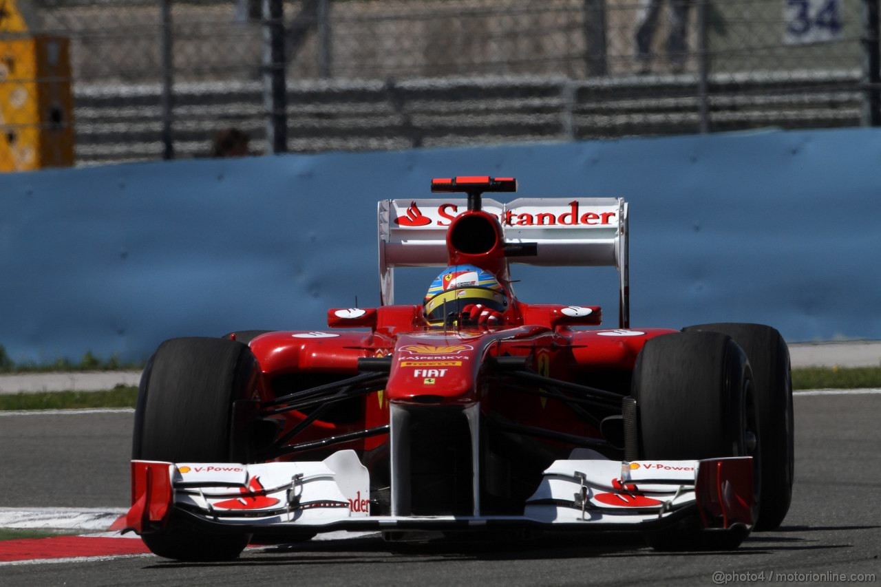 GP TURCHIA, 07.05.2011- Qualifiche, Fernando Alonso (ESP), Ferrari, F-150 Italia 