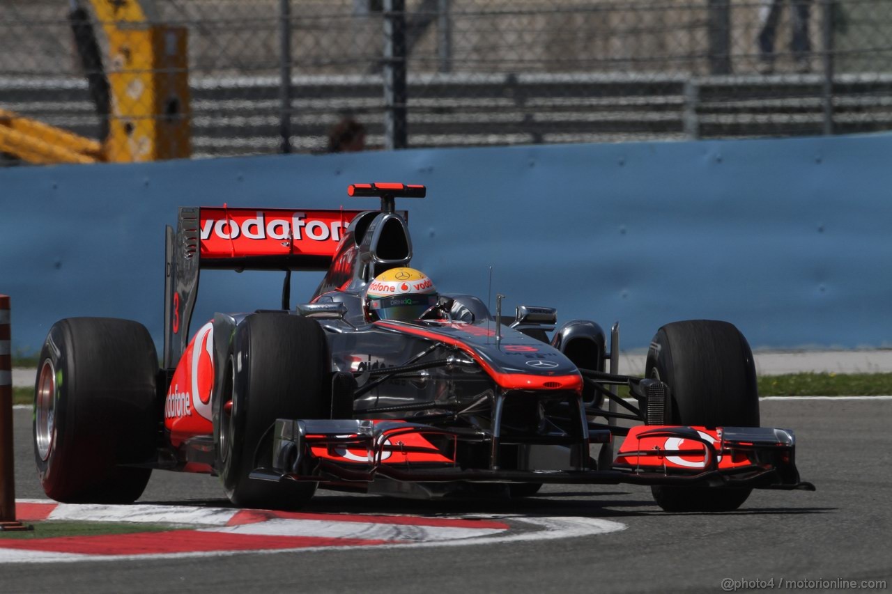 GP TURCHIA, 07.05.2011- Qualifiche, Lewis Hamilton (GBR), McLaren  Mercedes, MP4-26 