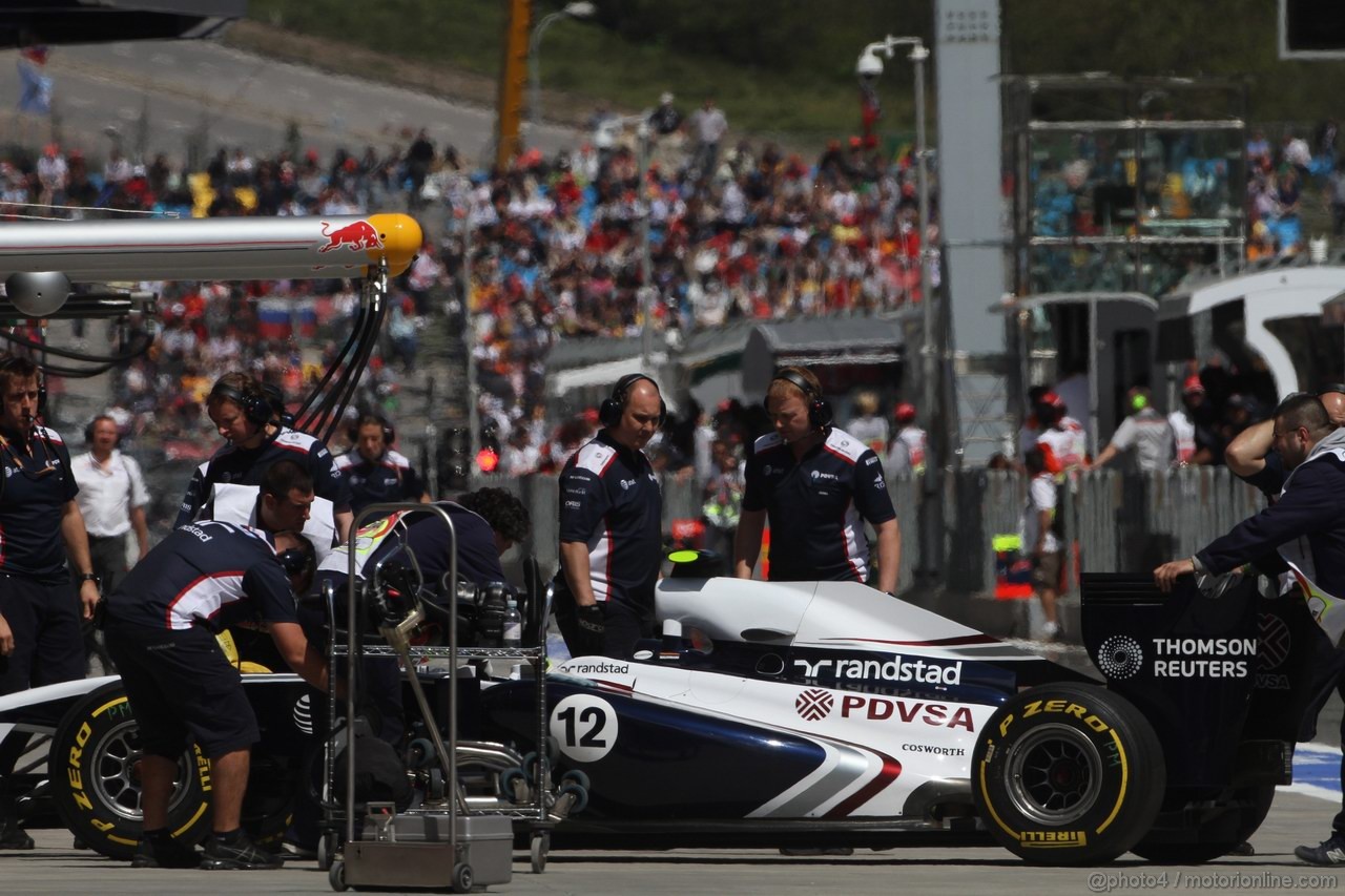 GP TURCHIA, 07.05.2011- Qualifiche, Pastor Maldonado (VEN), Williams FW33 