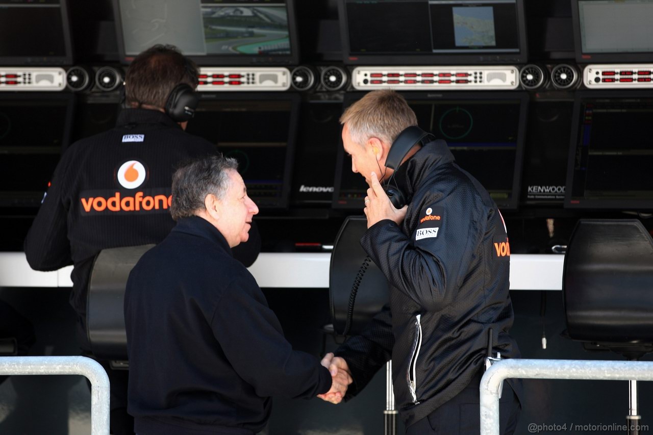 GP TURCHIA, 07.05.2011- Qualifiche, Jean Todt (FRA), President FIA e Martin Whitmarsh (GBR), Chief Executive Officer Mclaren 