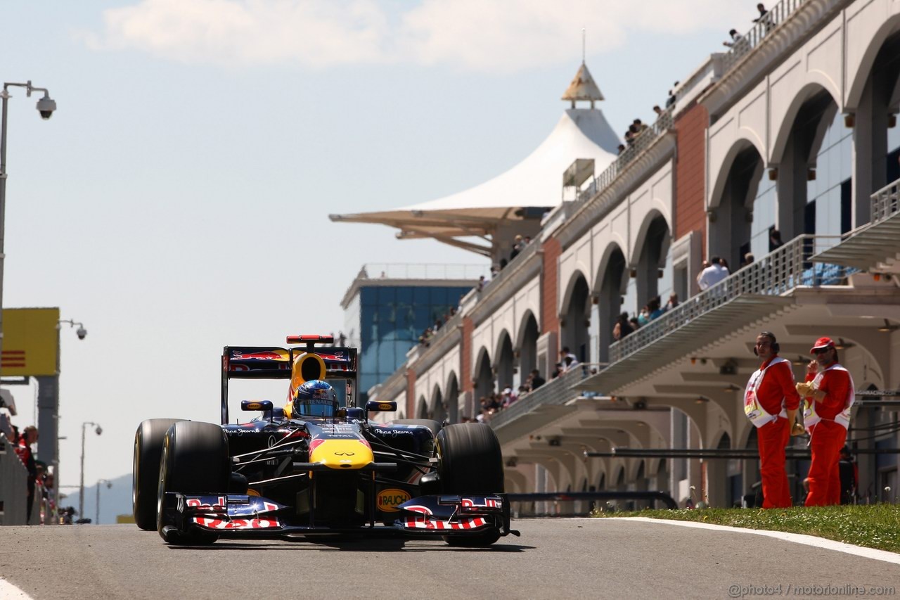 GP TURCHIA, 07.05.2011- Qualifiche, Sebastian Vettel (GER), Red Bull Racing, RB7 