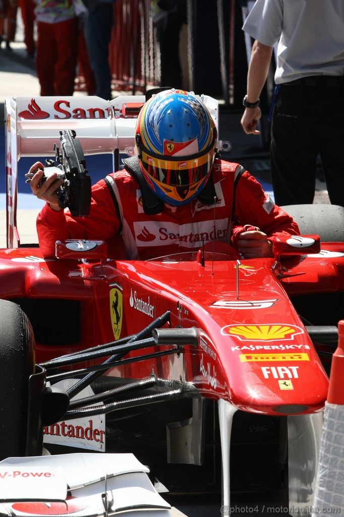 GP TURCHIA, 07.05.2011- Qualifiche, Fernando Alonso (ESP), Ferrari, F-150 Italia 