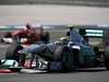 GP TURCHIA, 07.05.2011- Qualifiche, Nico Rosberg (GER), Mercedes GP Petronas F1 Team, MGP W02 davanti a Fernando Alonso (ESP), Ferrari, F-150 Italia 