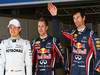GP TURCHIA, 07.05.2011- Qualifiche, Sebastian Vettel (GER), Red Bull Racing, RB7 pole position, Mark Webber (AUS), Red Bull Racing, RB7 secondo e Nico Rosberg (GER), Mercedes GP Petronas F1 Team, MGP W02 terzo 