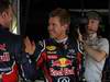 GP TURCHIA, 07.05.2011- Qualifiche, Sebastian Vettel (GER), Red Bull Racing, RB7 pole position celebrates with his meccanici 