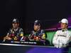 GP TURCHIA, 07.05.2011- Qualifiche, Conferenza Stampa, Sebastian Vettel (GER), Red Bull Racing, RB7 pole position, Mark Webber (AUS), Red Bull Racing, RB7 secondo e Nico Rosberg (GER), Mercedes GP Petronas F1 Team, MGP W02 terzo 