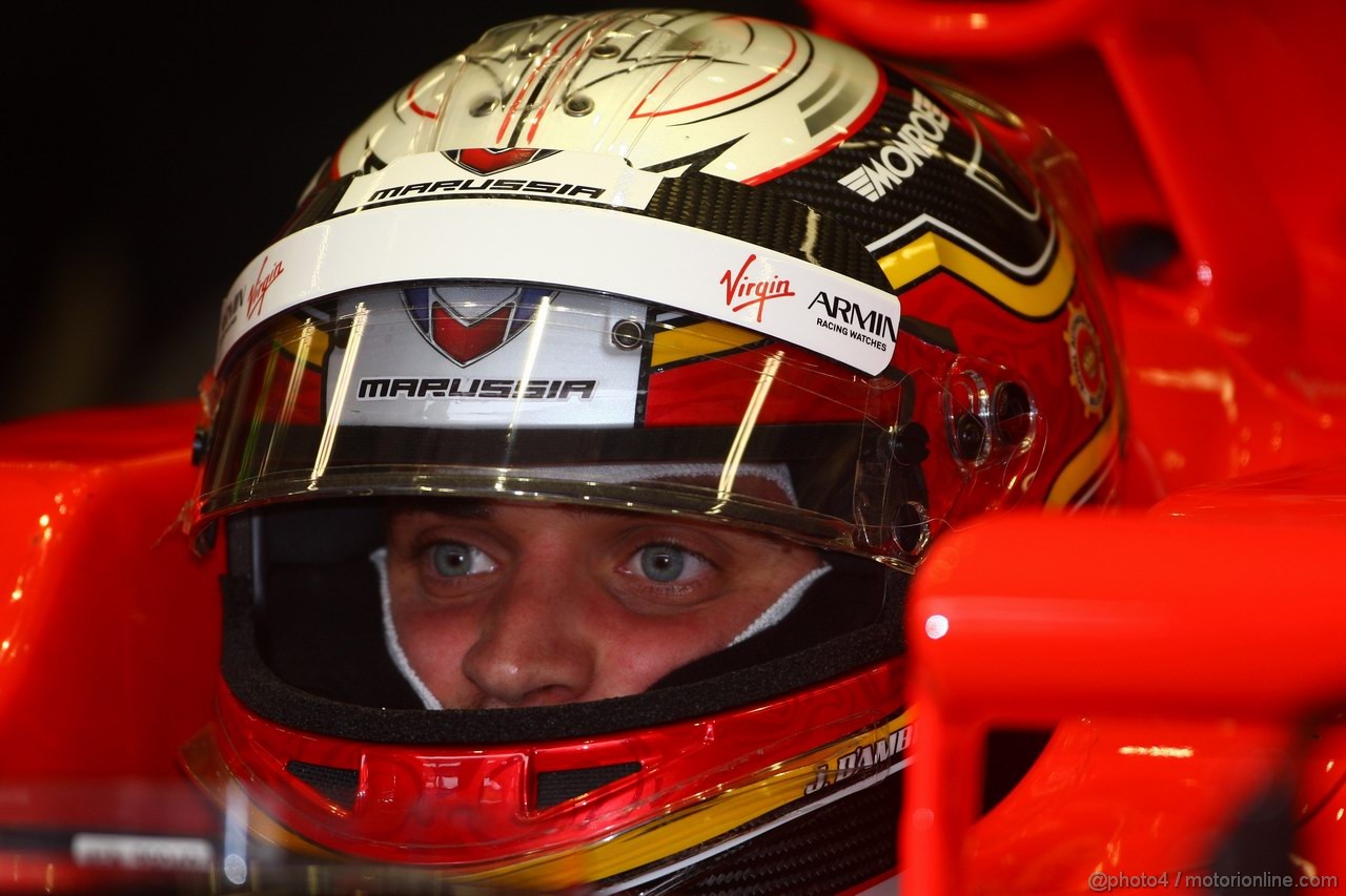 GP TURCHIA, 06.05.2011- Prove Libere 1, Venerdi', Jerome D'Ambrosio (BEL), Marussia Virgin Racing VR-02 