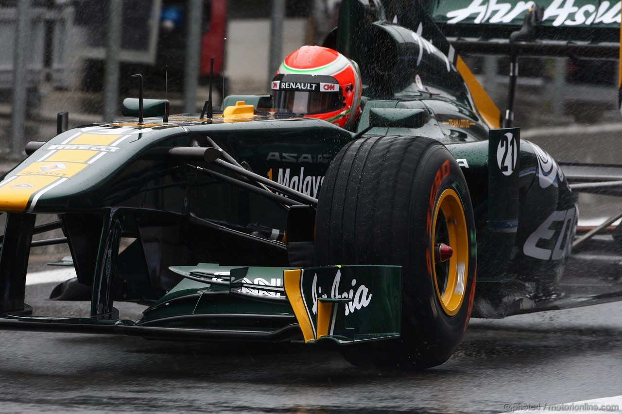 GP TURCHIA, 06.05.2011- Prove Libere 1, Venerdi', Jarno Trulli (ITA), Team Lotus, TL11 