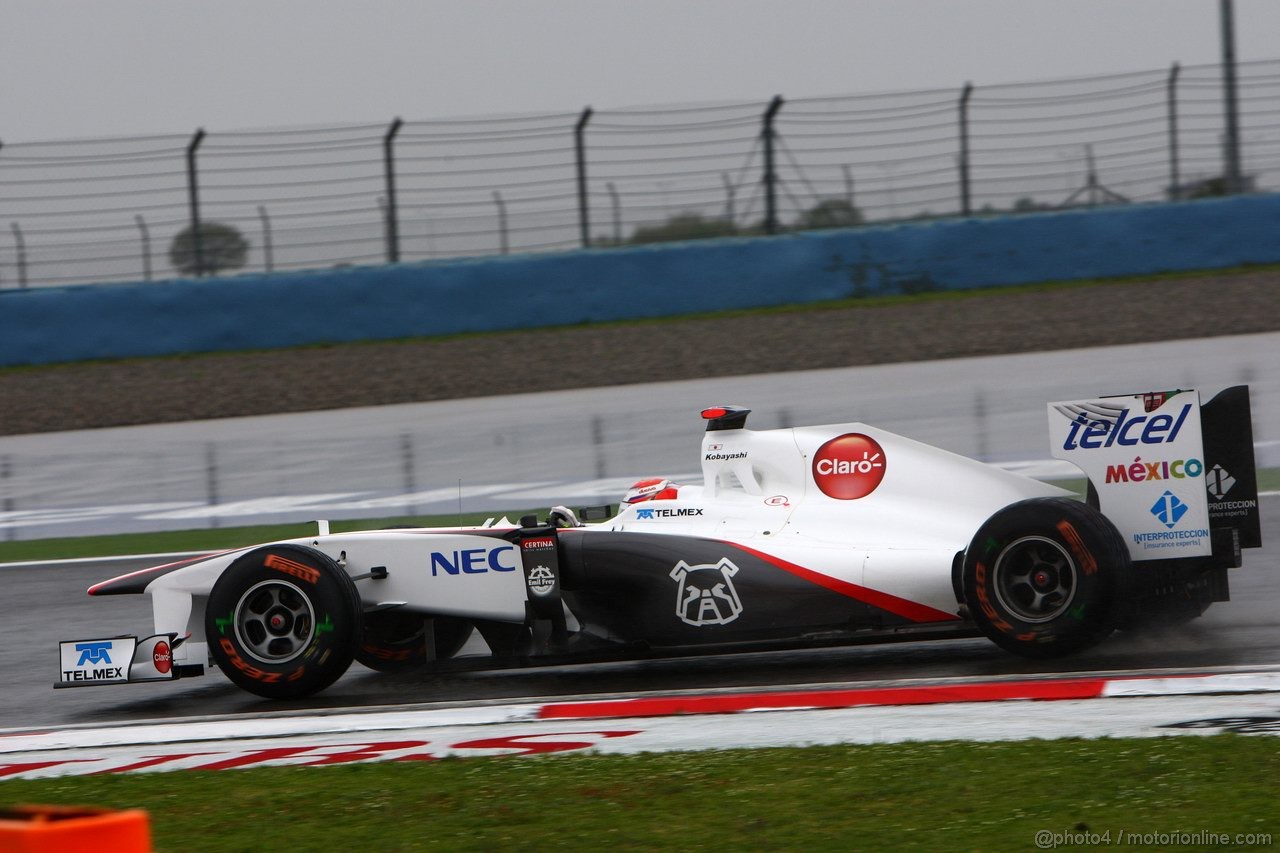 GP TURCHIA, 06.05.2011- Prove Libere 1, Venerdi', Kamui Kobayashi (JAP), Sauber F1 Team C30 