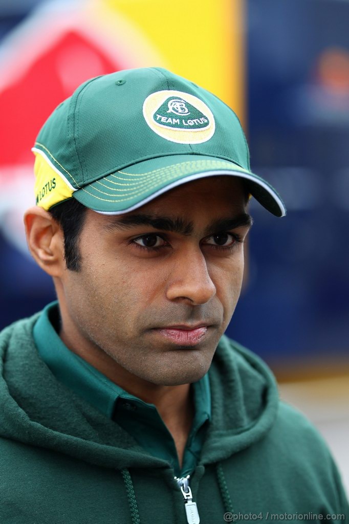 GP TURCHIA, 06.05.2011- Prove Libere 1, Venerdi', Karun Chandhok (IND), Test Driver, Team Lotus, TL11  