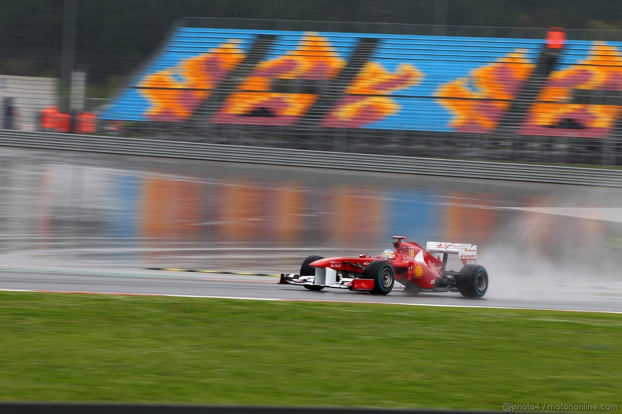 GP TURCHIA, 06.05.2011- Prove Libere 1, Venerdi', Fernando Alonso (ESP), Ferrari, F-150 Italia 