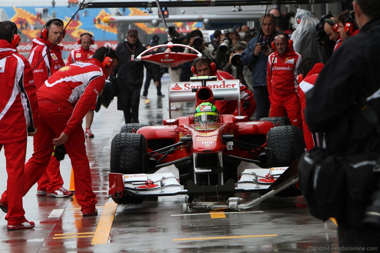 GP TURCHIA, 06.05.2011- Prove Libere 1, Venerdi', Felipe Massa (BRA), Ferrari, F-150 Italia 